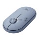 Мышь беспроводная Logitech Pebble M350 синий, 1000 dpi, радиоканал, Bluetooth, USB, кнопки - 3