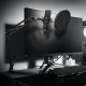 Микрофон проводной SunWind SW-SM400G 1.5м черный
