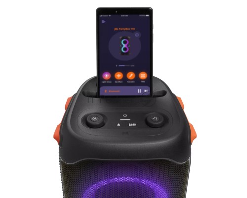 Портативная акустическая система с функцией Bluetooth и световыми эффектами JBL Party Box 110 черная (UK)