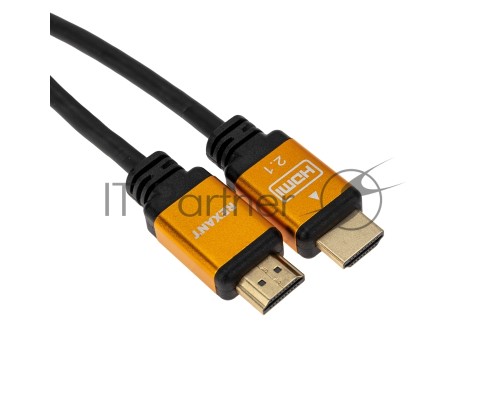 Кабель REXANT HDMI - HDMI 2.1 длина 3 метра GOLD