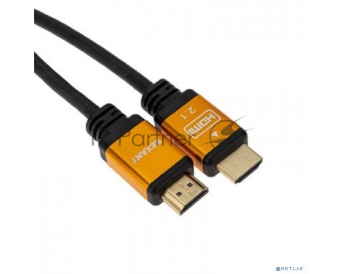 Кабель REXANT HDMI - HDMI 2.1 длина 3 метра GOLD
