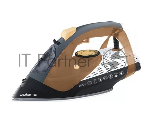 Утюг Polaris PIR2860AK 3m Черный/Оранжевый 2800Вт