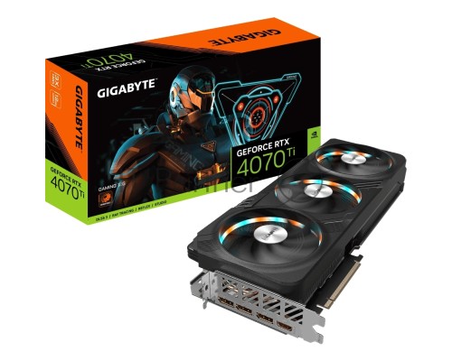 Видеокарта Gigabyte GV-N407TGAMING-12GD GeForce RTX 4070TI 12288Mb 192 GDDR6X 2640/21000 HDMIx1 DPx3 HDCP Ret