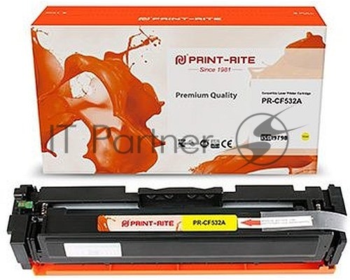 Картридж лазерный Print-Rite TFH932YPU1J PR-CF532A CF532A желтый (900стр.) для HP LJ M180n/M181fw Картридж лазерный Print-Rite TFH932YPU1J PR-CF532A CF532A желтый (900стр.) для HP LJ M180n/M181fw