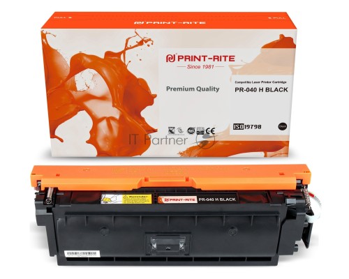 Картридж лазерный Print-Rite TRC310BPU1J PR-040 H BLACK 040 H Black черный (12500стр.) для Canon LBP 710CX/712CX Картридж лазерный Print-Rite TRC310BPU1J PR-040 H BLACK 040 H Black черный (12500стр.) для Canon LBP 710CX/712CX
