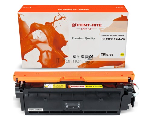 Картридж лазерный Print-Rite TRC313YPU1J PR-040 H YELLOW 040 H Yellow желтый (10000стр.) для Canon LBP 710CX/712CX I-Sensys Картридж лазерный Print-Rite TRC313YPU1J PR-040 H YELLOW 040 H Yellow желтый (10000стр.) для Canon LBP 710CX/712CX I-Sensys