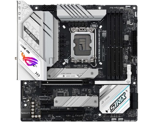 Материнская плата ASUS ROG STRIX B760-G GAMING WIFI D4, LGA 1700, Intel B760, 4xDDR4, 4xSATA, 2xM.2, 1xPCI-E 5.0 x16, 1xPCI-E 4.0 x4, 1xHDMI, 1xDP, 1x 2.5Gb LAN, 1xUSB-A 3.2 Gen 2, 2xUSB-A 3.2 Gen 1, 4xUSB-A 2.0, 1xUSB-C 3.2 Gen 1, 1xUSB-C 3.2 Gen 2x2, 7