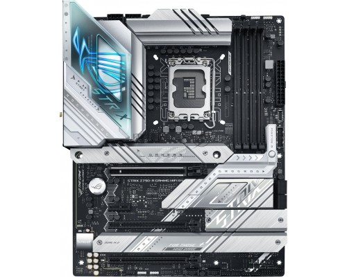 Материнская плата ASUS ROG STRIX Z790-A GAMING WIFI D4, LGA 1700, Intel Z790, 4xDDR4, 4xSATA, 4xM.2, 1xPCI-E 5.0 x16, 2xPCI-E 4.0 x4, 1xHDMI, 1xDisplayPort, 1x 2.5Gb LAN, 2xUSB-A 3.2 Gen 2, 4xUSB-A 3.2 Gen 1, 5x3.5 мм, 7.1, Standard-ATX