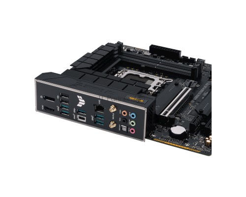 Материнская плата ASUS TUF GAMING B760M-PLUS WIFI D4, LGA 1700, Intel B760, 4xDDR4, 4xSATA, 2xM.2, 1xPCI-E 5.0 x16, 1xPCI-E 4.0 x4, 1xUSB-A 3.2 Gen 1, 4xUSB-A 3.2 Gen 2, 2xUSB 2.0, 1xUSB-C 3.2 Gen 2x2, 1x2.5Gb LAN, 5x3.5 мм, 7.1, Wi-Fi 6, Bluetooth 5.2, 