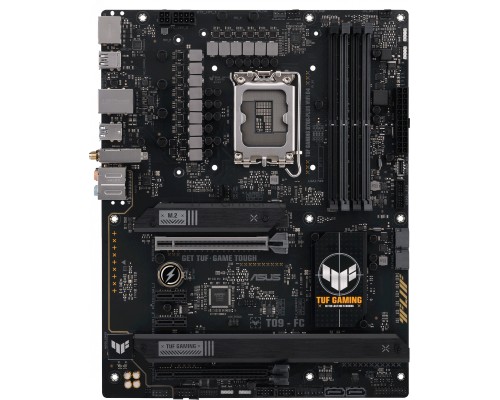 Материнская плата ASUS TUF GAMING B760-PLUS WIFI D4, LGA 1700, Intel B760, 4xDDR4, 4xSATA, 3xM.2, 1xPCI-E 5.0 x16, 1xPCI-E 3.0 x4, 1xUSB-A 3.2 Gen 2, 3xUSB-A 3.2 Gen 1, 1xUSB-C 3.2 Gen 2x2, 1x2.5Gb LAN, 5x3.5 мм, 7.1, Wi-Fi 6, Bluetooth 5.2, Standard-ATX