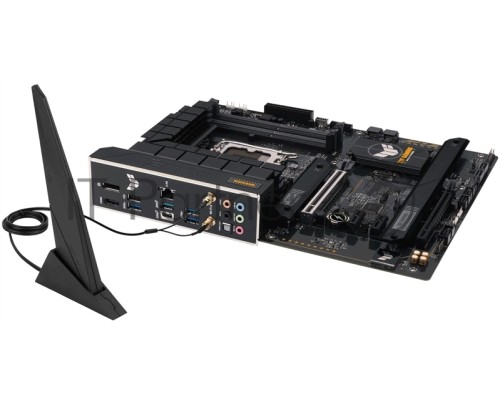 Материнская плата ASUS TUF GAMING B760-PLUS WIFI D4, LGA 1700, Intel B760, 4xDDR4, 4xSATA, 3xM.2, 1xPCI-E 5.0 x16, 1xPCI-E 3.0 x4, 1xUSB-A 3.2 Gen 2, 3xUSB-A 3.2 Gen 1, 1xUSB-C 3.2 Gen 2x2, 1x2.5Gb LAN, 5x3.5 мм, 7.1, Wi-Fi 6, Bluetooth 5.2, Standard-ATX