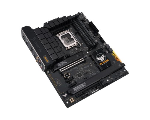 Материнская плата ASUS TUF GAMING B760-PLUS WIFI D4, LGA 1700, Intel B760, 4xDDR4, 4xSATA, 3xM.2, 1xPCI-E 5.0 x16, 1xPCI-E 3.0 x4, 1xUSB-A 3.2 Gen 2, 3xUSB-A 3.2 Gen 1, 1xUSB-C 3.2 Gen 2x2, 1x2.5Gb LAN, 5x3.5 мм, 7.1, Wi-Fi 6, Bluetooth 5.2, Standard-ATX