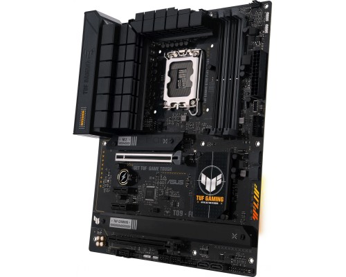 Материнская плата ASUS TUF GAMING B760-PLUS WIFI D4, LGA 1700, Intel B760, 4xDDR4, 4xSATA, 3xM.2, 1xPCI-E 5.0 x16, 1xPCI-E 3.0 x4, 1xUSB-A 3.2 Gen 2, 3xUSB-A 3.2 Gen 1, 1xUSB-C 3.2 Gen 2x2, 1x2.5Gb LAN, 5x3.5 мм, 7.1, Wi-Fi 6, Bluetooth 5.2, Standard-ATX