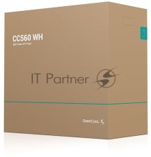 Корпус MidiTower Deepcool CC560 белый без БП ATX 4x120mm (R-CC560-WHGAA4-G-1)