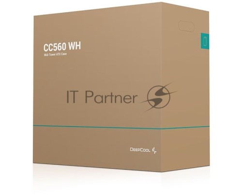 Корпус MidiTower Deepcool CC560 белый без БП ATX 4x120mm (R-CC560-WHGAA4-G-1)