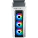 Компьютерный корпус Cooler Master MasterBox 520 WHITE U3x1,U3.1type Cx1,Audio,ARGB fanx3,front TG panel