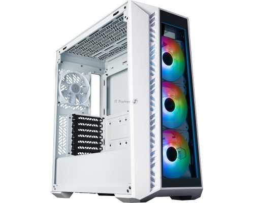 Компьютерный корпус Cooler Master MasterBox 520 WHITE U3x1,U3.1type Cx1,Audio,ARGB fanx3,front TG panel