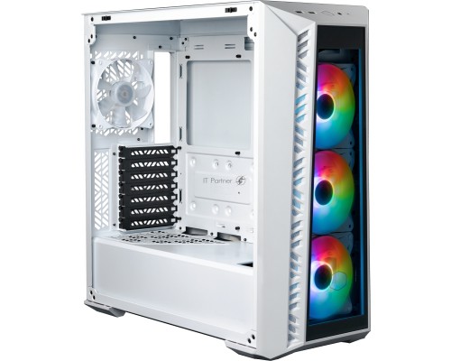 Компьютерный корпус Cooler Master MasterBox 520 WHITE U3x1,U3.1type Cx1,Audio,ARGB fanx3,front TG panel
