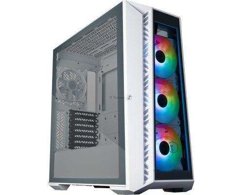 Компьютерный корпус Cooler Master MasterBox 520 WHITE U3x1,U3.1type Cx1,Audio,ARGB fanx3,front TG panel