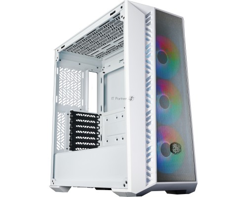 Компьютерный корпус Cooler Master MasterBox 520Mesh White USB3.0x1,USB3.1type Cx1,Audio,ARGB fan x3,white,front Mesh panel Компьютерный корпус Cooler Master MasterBox 520Mesh White USB3.0x1,USB3.1type Cx1,Audio,ARGB fan x3,white,front Mesh panel