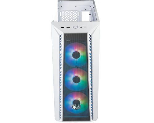 Компьютерный корпус Cooler Master MasterBox 520Mesh White USB3.0x1,USB3.1type Cx1,Audio,ARGB fan x3,white,front Mesh panel Компьютерный корпус Cooler Master MasterBox 520Mesh White USB3.0x1,USB3.1type Cx1,Audio,ARGB fan x3,white,front Mesh panel