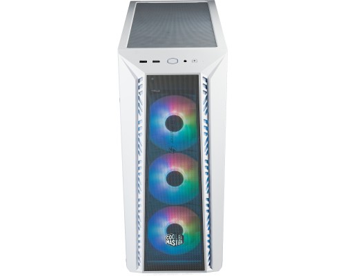 Компьютерный корпус Cooler Master MasterBox 520Mesh White USB3.0x1,USB3.1type Cx1,Audio,ARGB fan x3,white,front Mesh panel Компьютерный корпус Cooler Master MasterBox 520Mesh White USB3.0x1,USB3.1type Cx1,Audio,ARGB fan x3,white,front Mesh panel