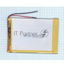 Аккумулятор Li-Pol (батарея) 3*70*110мм 2pin 3.7V/3600mAh