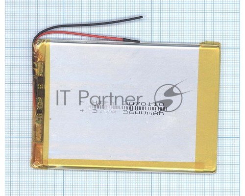 Аккумулятор Li-Pol (батарея) 3*70*110мм 2pin 3.7V/3600mAh