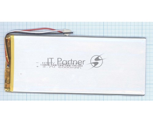 Аккумулятор Li-Pol (батарея) 3*75*175мм 3pin 3.7V/6400mAh