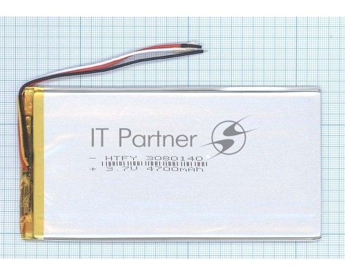 Аккумулятор Li-Pol (батарея) 3*80*140мм 3pin 3.7V/4700mAh