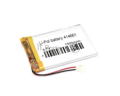Аккумулятор Li-Pol (батарея) 4.1*46*61мм 2pin 3.7V/1300mAh
