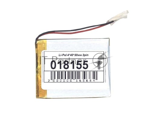 Аккумулятор Li-Pol (батарея) 4*40*50мм 2pin 3.7V/550mAh