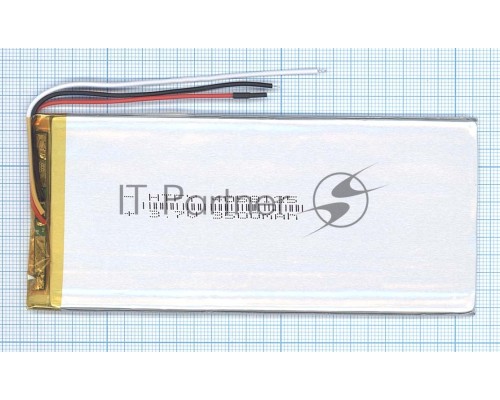 Аккумулятор Li-Pol (батарея) 4*58*125мм 3pin 3.7V/3500mAh