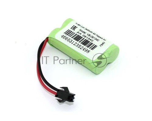 Аккумулятор Ni-MH 2.4V 2400mAh AA Flatpack разъем SM