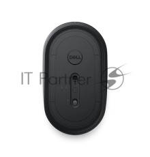 Мышь Dell Mouse MS3320W Wireless; Mobile; USB; Optical; 1600 dpi; 3 butt; , BT 5.0; Black