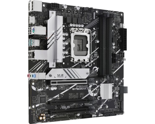 Материнская плата Asus PRIME B760M-A D4 B760, 4*DDR4, HDMI+DP, 4xSATA3 + RAID, M2, Audio, Gb LAN, USB 3.2, USB 2.0, mATX