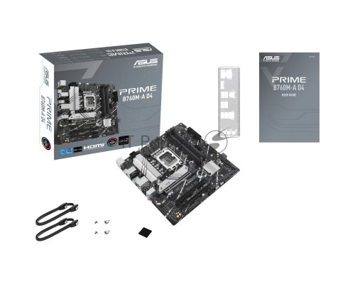 Материнская плата Asus PRIME B760M-A D4 B760, 4*DDR4, HDMI+DP, 4xSATA3 + RAID, M2, Audio, Gb LAN, USB 3.2, USB 2.0, mATX