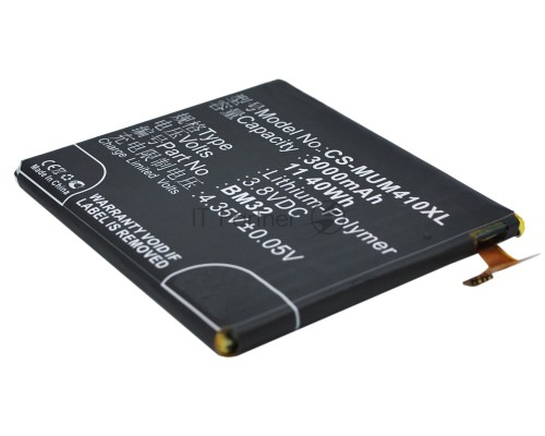 Аккумулятор CS-MUM410XL BM32 для Xiaomi Mi4 3.8V / 3000mAh / 11.40Wh Аккумулятор CS-MUM410XL BM32 для Xiaomi Mi4 3.8V / 3000mAh / 11.40Wh