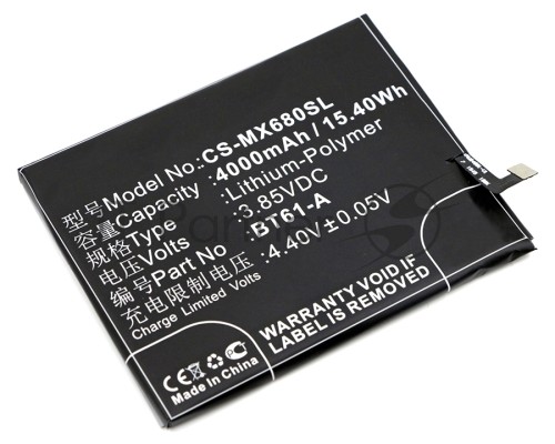 Аккумулятор CS-MX680SL BT61-A для MeiZu M3 Note 3.85V / 4000mAh / 15.40Wh Аккумулятор CS-MX680SL BT61-A для MeiZu M3 Note 3.85V / 4000mAh / 15.40Wh