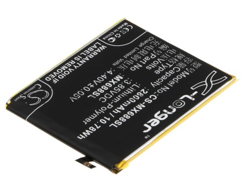 Аккумулятор CS-MX688SL BT68 для Meizu M3S mini 3.85V / 2800mAh / 10.78Wh Аккумулятор CS-MX688SL BT68 для Meizu M3S mini 3.85V / 2800mAh / 10.78Wh
