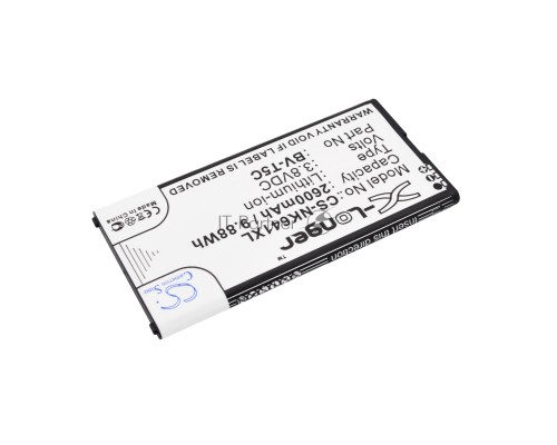 Аккумулятор CS-NK641XL BV-T5C для Microsoft Lumia 640 3.8V / 2500mAh / 9.88Wh Аккумулятор CS-NK641XL BV-T5C для Microsoft Lumia 640 3.8V / 2500mAh / 9.88Wh
