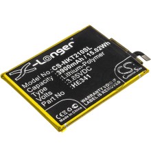Аккумулятор CS-NKT210SL HE341 HE338 для Nokia 2.1 TA-1029 3.85V / 3900mAh / 15.02Wh