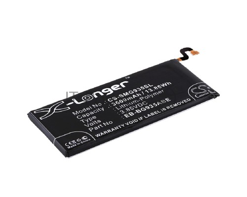 Аккумулятор CS-SMG935SL EB-BG935ABE для Samsung Galaxy S7 Edge SM-G935 3.85V / 3600mAh / 13.86Wh Аккумулятор CS-SMG935SL EB-BG935ABE для Samsung Galaxy S7 Edge SM-G935 3.85V / 3600mAh / 13.86Wh