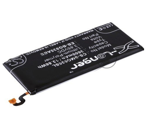 Аккумулятор CS-SMG935SL EB-BG935ABE для Samsung Galaxy S7 Edge SM-G935 3.85V / 3600mAh / 13.86Wh Аккумулятор CS-SMG935SL EB-BG935ABE для Samsung Galaxy S7 Edge SM-G935 3.85V / 3600mAh / 13.86Wh