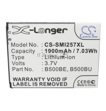 Аккумулятор CS-SMI257XL (B500AE) для Galaxy S4 mini GT-I9190 3.7V / 1900mAh / 7.03Wh