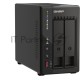 SMB QNAP TS-253E-8G NAS, 2-tray w/o HDD. 2xHDMI-port. 4-core Celeron J6412 2-2.6 GHz, 8GB DDR,  2x2.5Gb LAN, 2 x M.2 2280 PCIe Gen 3 x2, 2x USB 3.2 Gen 2 (10Gbps) Port, 2x USB 2.0 port