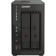 SMB QNAP TS-253E-8G NAS, 2-tray w/o HDD. 2xHDMI-port. 4-core Celeron J6412 2-2.6 GHz, 8GB DDR,  2x2.5Gb LAN, 2 x M.2 2280 PCIe Gen 3 x2, 2x USB 3.2 Gen 2 (10Gbps) Port, 2x USB 2.0 port