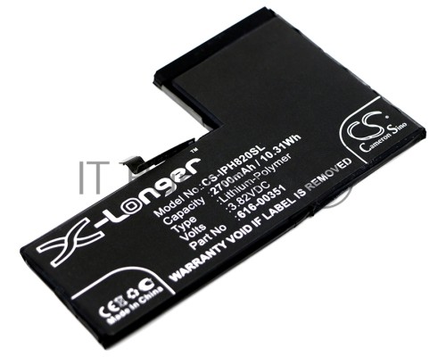 Аккумулятор CameronSino CS-IPH820SL для iPhone X 3.82V / 2700mAh / 10.31Wh Аккумулятор CameronSino CS-IPH820SL для iPhone X 3.82V / 2700mAh / 10.31Wh