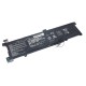 Аккумуляторная батарея для ноутбука Asus K401L (B31N1424-3S1P) 11.4V 48Wh OEM черная