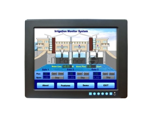 Промышленный монитор с сенсорным экраном FPM-3121G-R3BE 12.1